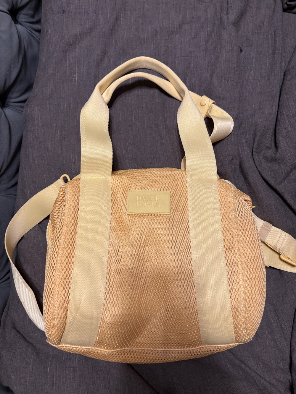Dagne Dover Butter Mesh Bag